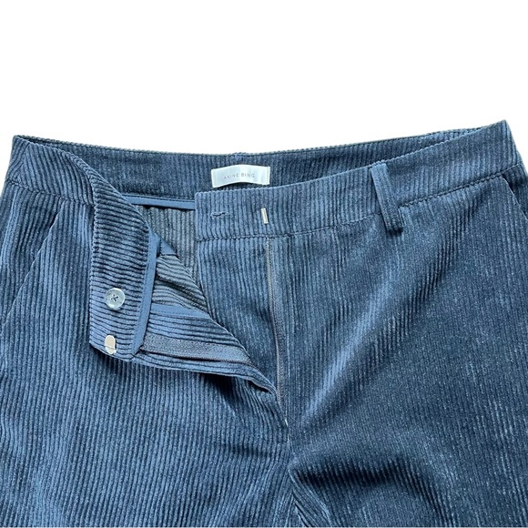 Anine Bing Jocelyn Side Slit Corduroy Trouser Pants Size Medium - Picture 7 of 16